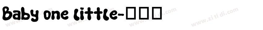 Baby one little字体转换 Baby one little字体转换